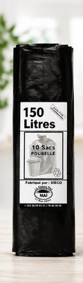 Sachet poubelle 150L 10 pièces
